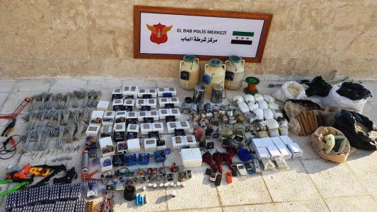 Turkey seizes one tonne of explosives from the Islamic State in northern Syria