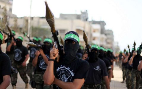 Hamas terrorist group shoot down Israeli drone in Gaza