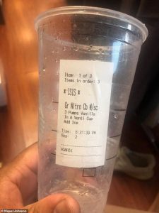 Starbucks employee sparks outrage after writing ISIS on a cup when a customer ordered a coffee