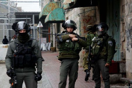 Israeli security forces carry out operation to capture rock throwing terrorists