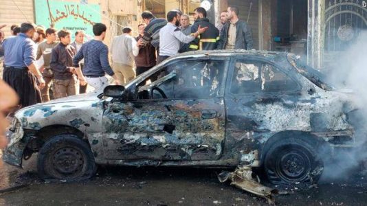 Car bomb kills 15 and injures at least 50 people in the latest bombing in northern Syria