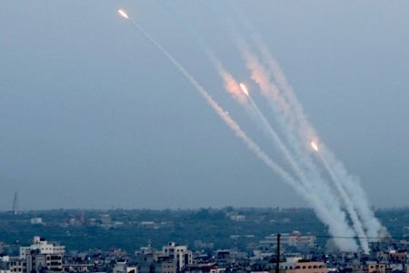 Hamas TV plays ‘Death to Israel’ song as the Palestinian terrorist groups launch rockets