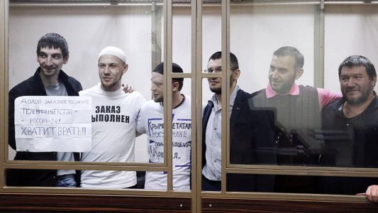 Russian authorities jailed six Crimean Tatar activists for terrorism