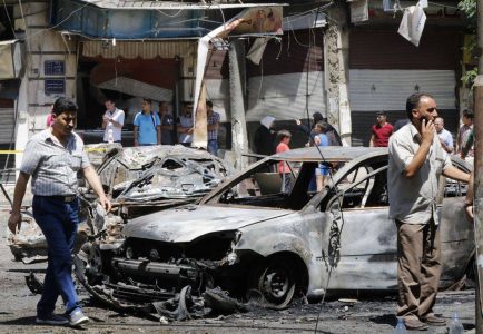 Huge blast kills five civilians including two children in the city of Raqqa