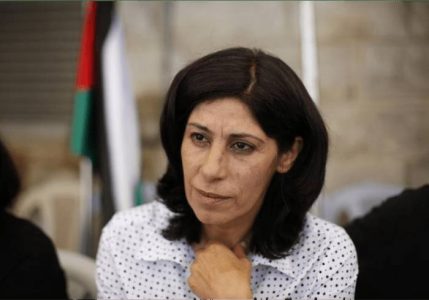 The Palestinian politician Khalida Jarrar who turned terrorist