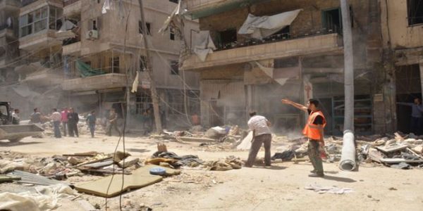 Child and two women killed and three others are injured in terrorist rocket attack on Aleppo city