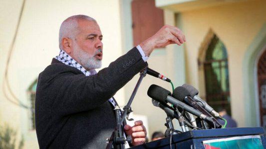 Hamas leader praises the dead Iranian general Soleimani in Tehran
