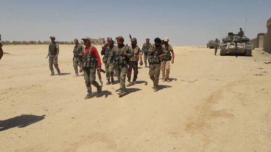 Islamic State terrorists ambush Syrian forces in the Syrian desert