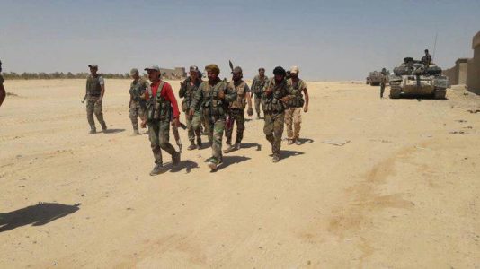 Islamic State terrorists launched heavy attacks against Syrian Army troops in eastern Syria