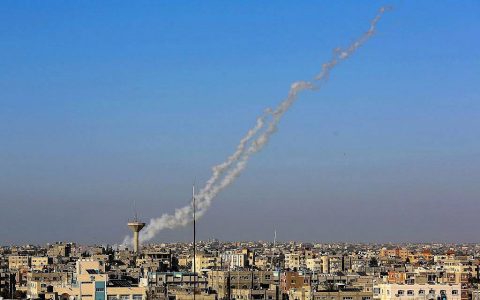 Hamas and Islamic Jihad launched hundreds of rockets at Israel