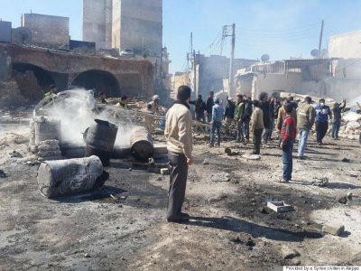 One civilian killed in the latest terrorist bomb attack in Aleppo