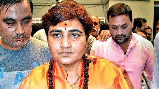 Pragya Thakur claims that the Islamic State is behind sending poisonous chemical threat letter to her