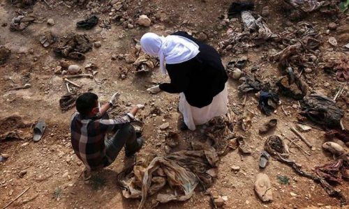 Another mass grave of Kurdish Yezidis discovered in northern Iraq