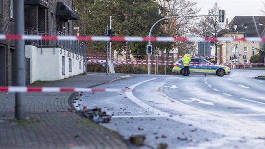 Car rams into crowd in Kassel district in the city of Volmarsen in Germany