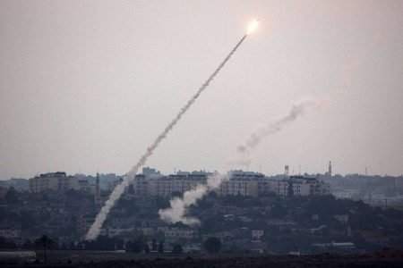 Hamas terrorist group launched three rockets into the sea