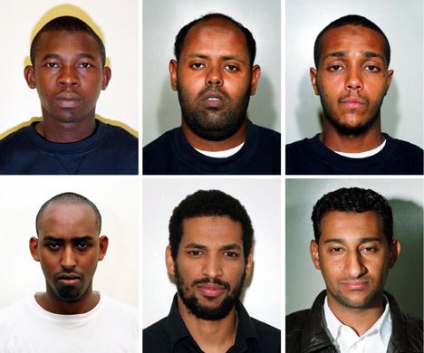 GFATF - LLL - Six terror suspects accused of London bomb plot
