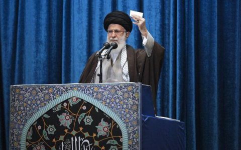 Iran’s Supreme Leader Ali Khamenei vows that Tehran would continue funding Palestinian terror groups