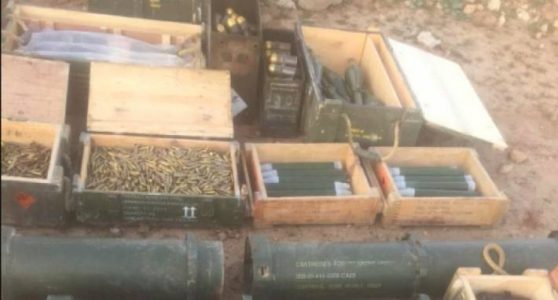 Islamic State weapons cache found in Mosul by the Iraqi Army