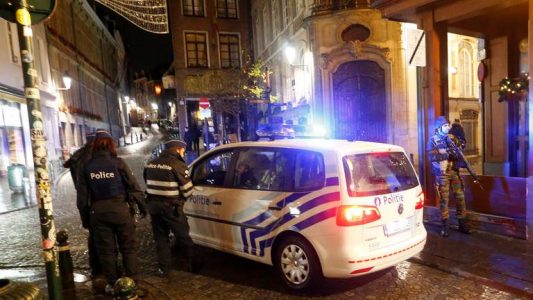Police shoot suspected stabber in Belgium immediately after the attack in London