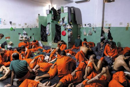Islamic State prisoners riot in Kurdish-held jail in Syria