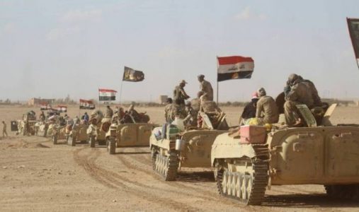 Iraqi Army forces launched operation against the Islamic State north of Baghdad
