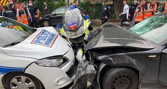 Terror suspect who crushed two police motorcyclists with his BMW in Paris did that for the Islamic State