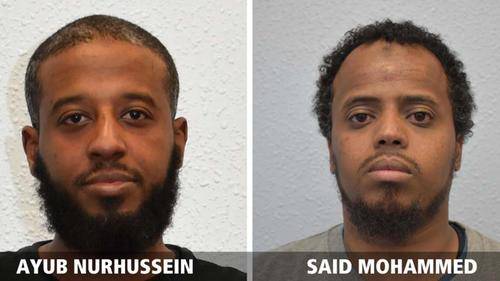 Two Eritrean extremists jailed by the UK authorities for funding Islamic State terror activities