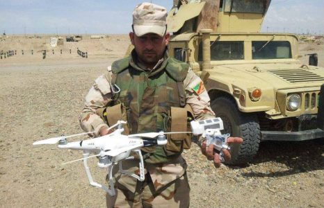 Iraqi security forces detect an Islamic State drone northeast of Baqubah