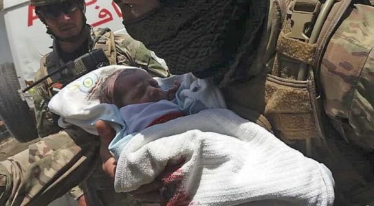 Newborn babies among the 40 killed as two terror attacks hit Afghanistan