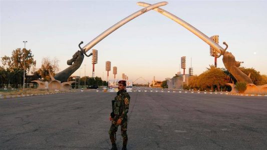 Rocket lands near the US embassy inside Baghdad’s Green Zone