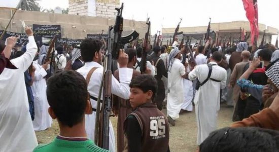 Tribal leader urges members to take arms against the Islamic State terrorists