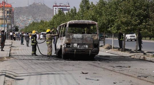 Roadside bomb in southern Afghanistan killed nine passengers on a bus