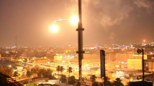 Rocket slammed near a complex with US soldiers and diplomats in Baghdad
