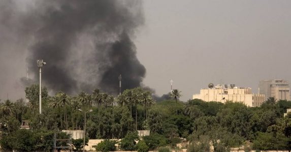 Three rockets hit near the Baghdad international airport