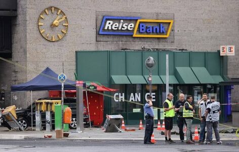 At least seven people are injured as car ploughs into crowd near the Berlin train station