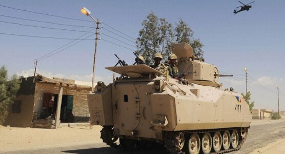 Egyptian military thwarted terrorist attack and killed 18 militants in northern Sinai