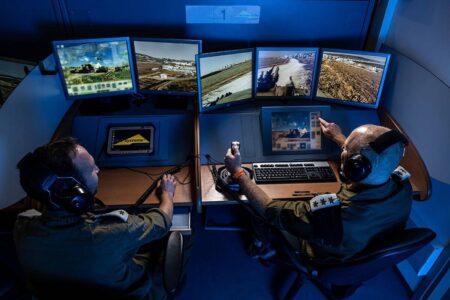 Israeli forces increase their training via virtual battlefield center amid the Hezbollah tensions