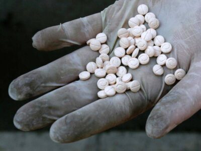 What is the drug Captagon and how is it linked to the Islamic State terrorist group?