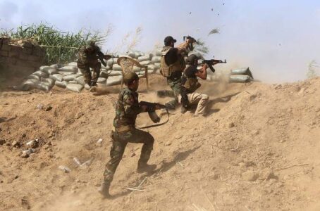Improvised explosive device blast injured two Iraqi soldiers in Saladin