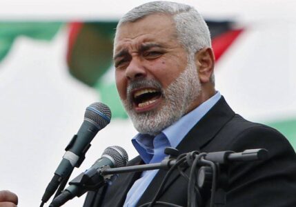 Hamas leader Haniyeh says organization open to another campaign against Israel