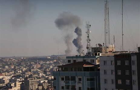 Israeli military forces hits Hamas terrorist group positions in Gaza