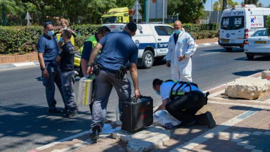 Man killed in stabbing attack in central Israel as one Palestinian suspect is arrested
