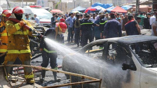 British diplomats targeted by a roadside bomb in Baghdad