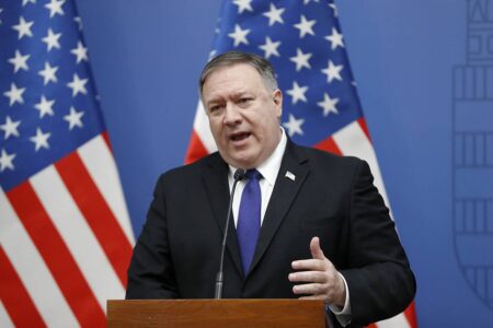 U.S. Secretary of State Pompeo says Hezbollah weapons risk torpedoing French efforts in Lebanon