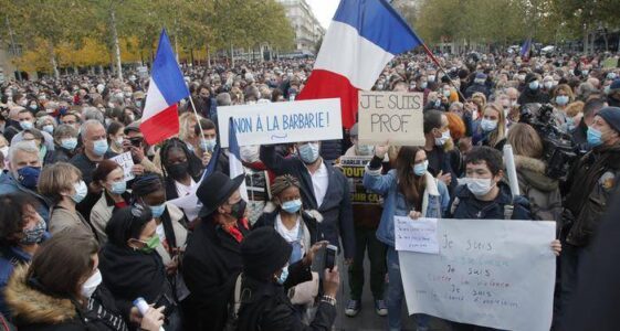 Anti-terrorism raids underway after teacher’s beheading in Paris