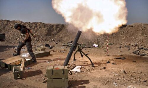 Islamic State terrorists target the Jalawla district with mortar shells