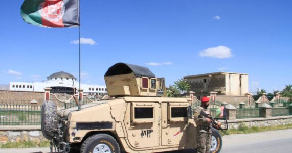 Suicide bombing attack killed three people near base in eastern Afghanistan