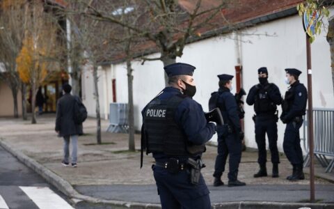 French authorities arrested a man armed with a machete in Paris