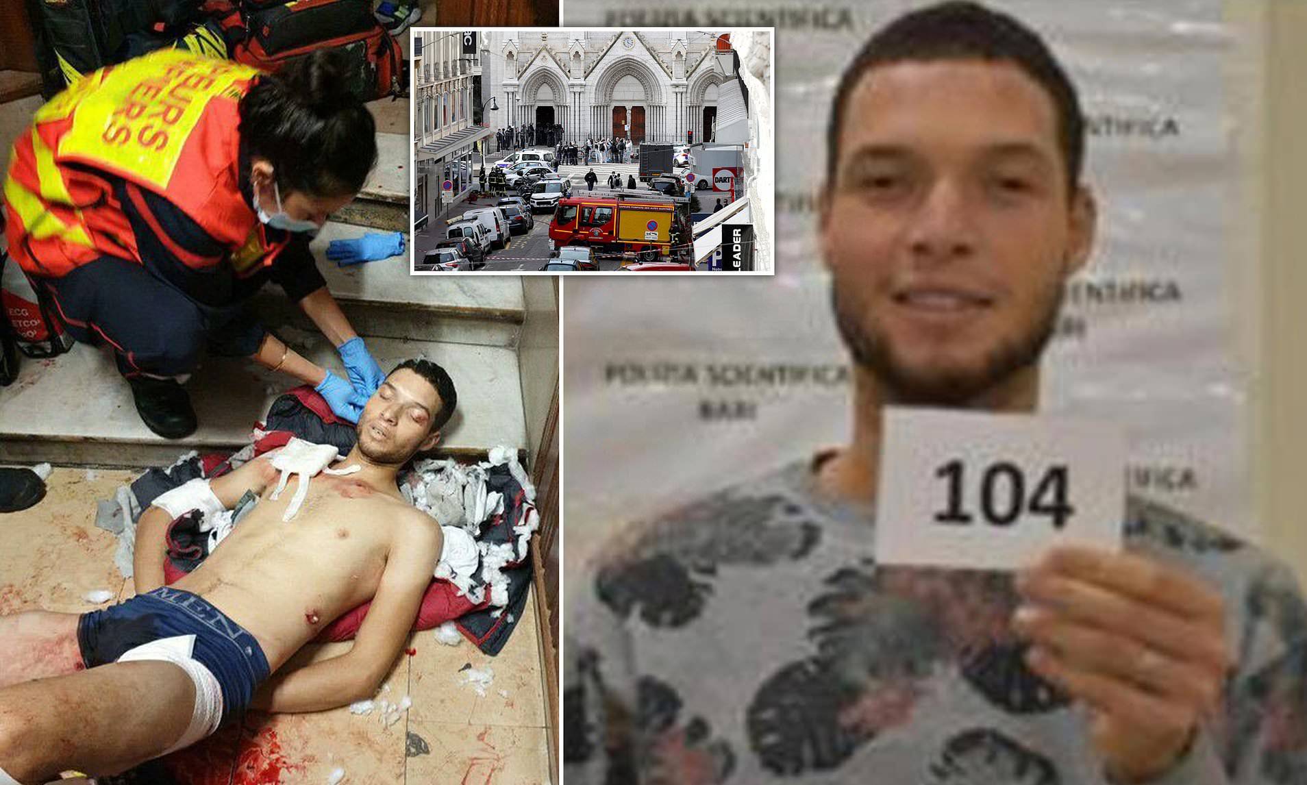 GFATF - LLL - Tunisian terrorist who attacked church in Nice tests positive for coronavirus