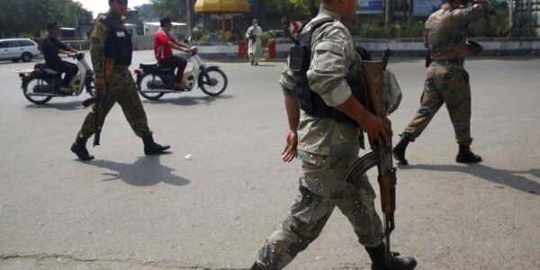 Afghan police forces arrested four terrorists including top commander in Pakistan